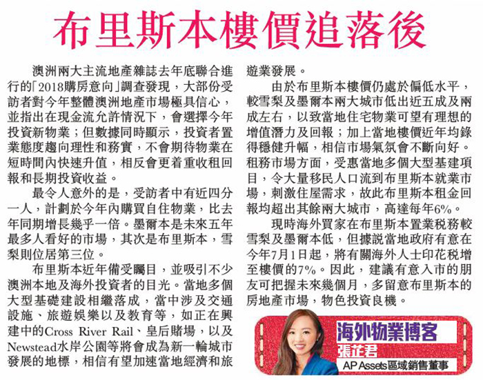 Headline Finance Press clipping